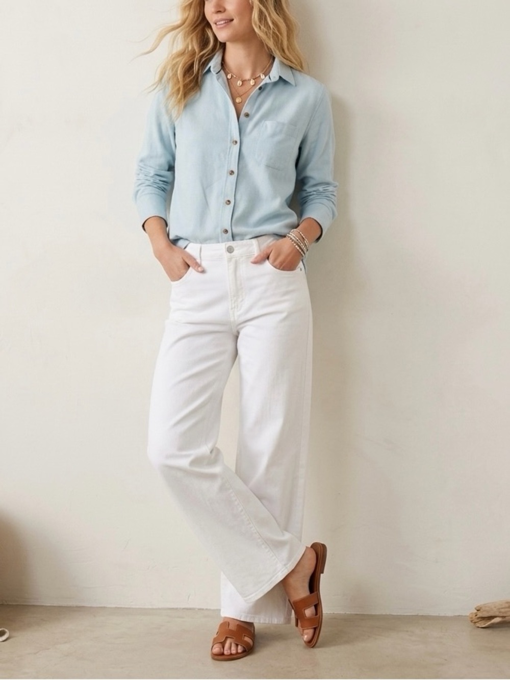Beaufort & Blake Moreland Flannel Button Down Shirt in Aqua